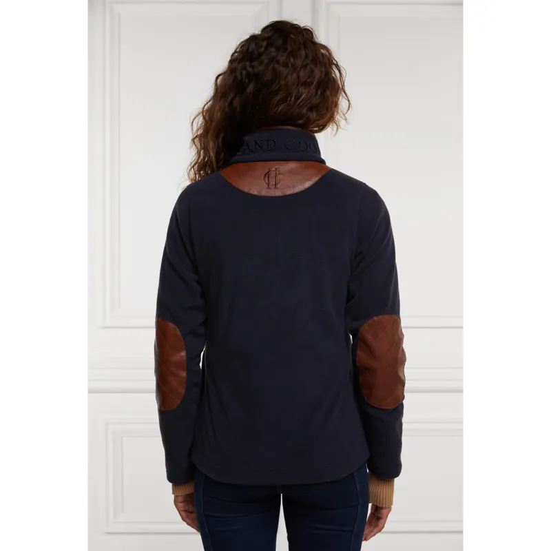 Holland Cooper Country Fleece Jacket - Ink Navy-4